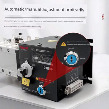 Delixi dual power automatic transfer switch cdq1s-100a 4p pc level isolation automatic switch 63a 4p