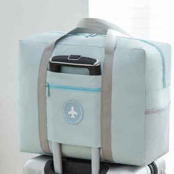 Ye yu waterproof storage bag clothes storage bag moving bag quilt bag organizing bag travel bag luggage bag large capacity upgraded quality multi-function (garden label bag) blue