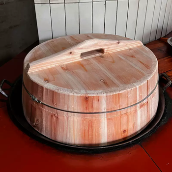 Yusenyi old-fashioned log fir arch pot lid kitchen utensils no paint no glue solid wood thickened lid can be sized caliber 40 cm high 15 cm board thickness 2 cm