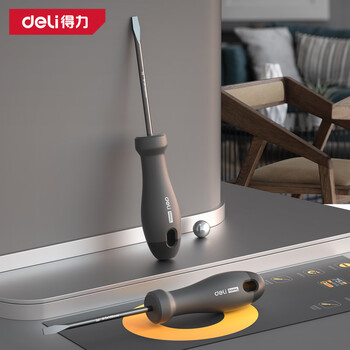 Deli home series high hardness chromium vanadium steel slotted screwdriver screwdriver screwdriver repair tool ht1105