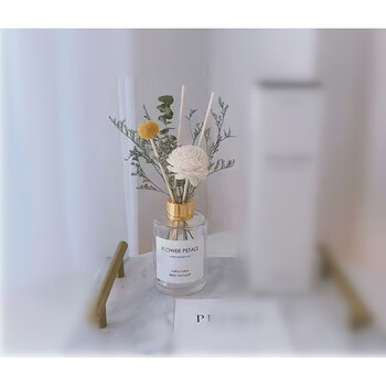 Shantou lincun violet flower fire-free essential oil office home water air freshener deodorizing ornaments gardenia set 0l