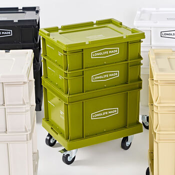 Fantasy storage box combination camping outdoor living room small side table with wheels car storage cabinet custard deep box