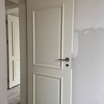 Solid wood door bedroom door interior door opening color wooden door painted door painted sound insulation solid wood composite external buckle line
