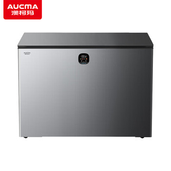 Aucma (aucma) 101/151/201/251/306 liter variable frequency top-opening freezer electronic precision temperature control freezer compressor 10-year warranty-40 cryogenic quick-freezing freezer colorful crystal glass door bc/bd-306pgsx 306l