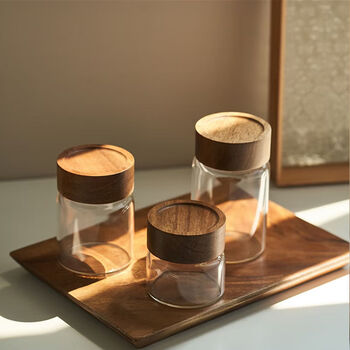 Fantasy sealed jar style mini tea jar agarwood bracelet storage jar comes with label sticker (display picture)