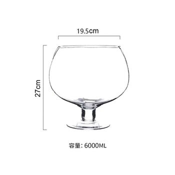 Fantasy giant beer cup 40 red wine goblet hero cup wine glass 35 6000ml brandy cup thickened 6.0l