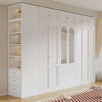 Fantasy bedroom seamless combination cabinet storage cabinet, 0 formaldehyde, no odor, ten-year warranty, click to view the test report, door-to-door installation