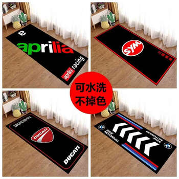 Yusenyi motorcycle carpet yamaha motorcycle exhibition floor mat racing parking carpet logo motorcycle 6 50x160 cm