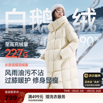 Meilicheng long down jacket women's new 90% goose down over-the-knee jacket hooded outdoor casual sports style technology gray loose version, it is recommended to take a size smaller s