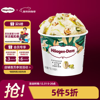 Haagen-dazs pistachio cream flavored ice cream 100ml/cup ice cream