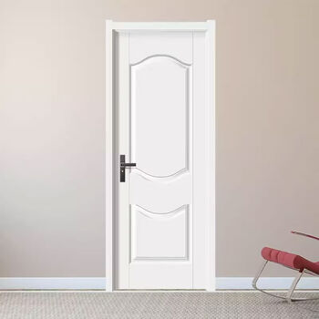 Sanqihu indoor door bedroom door set door solid wood composite home room door paint-free door ecological door carbon crystal installation white paint-free single door