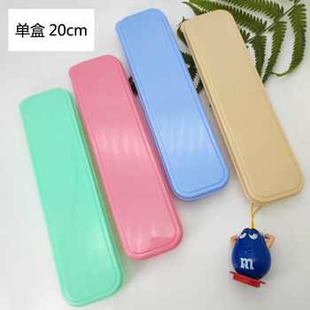 Tuojin imported quality stainless steel korean spoons, forks and chopsticks from germany, portable tableware for students and children, business spoons, forks and chopsticks, single box 20cm (default blue, color can be noted)