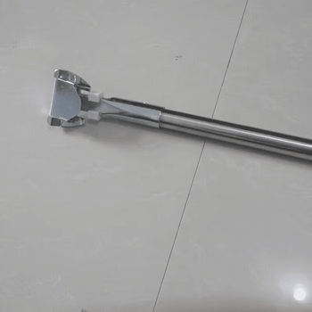 Mop rod thickened stainless steel dust push rod clip flat mop rod tow rod floor mop replacement mop rod diameter 25mm wooden rod (not including clip) 25mm stainless steel rod (with clip) three