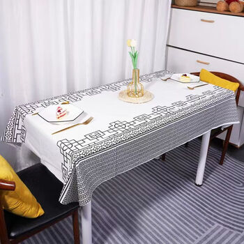 Fantasy tablecloth rectangular round table restaurant restaurant food stall tablecloth stone cloth window pattern 1x1 meter 600 sheets boxed