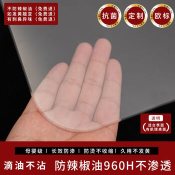 Wing fantasy transparent dining table mat, tablecloth, no-wash coffee table mat, maternal and infant antibacterial, odorless and anti-leakage type, transparent 5.0 customization | contact customer service | version 3.0 and above, contact customer service for free resize