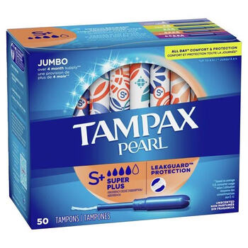Tampax tampons super large flow non-sensory cotton swabs in stock 50 pieces large size super plus absorption capacity 12-1 others