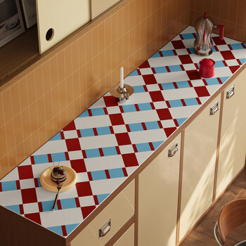 Fantasy sideboard table mat shoe cabinet tv countertop mat cover medieval dining table high-grade anti-dirty leather tablecloth clint a side cabinet 40 180cm