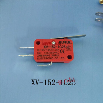 Xurui micro switch xv-15/151/152/153/154/155/156-1c25 silver contact x xv-152-1c25