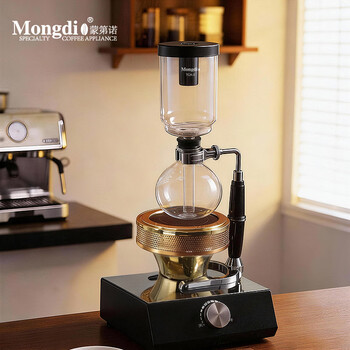 Mongdio siphon pot household siphon coffee pot light wave furnace electric furnace infrared light furnace heater coffee maker siphon pot 3 servings + light wave oven