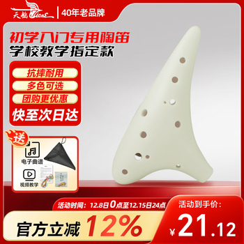Swan (swan) t02 ocarina 12-hole ac alto c key resin plastic children's entry-level teaching musical instrument school special white
