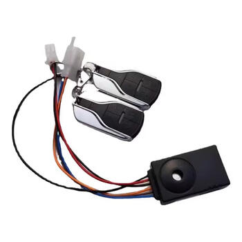 Electric vehicle remote control pairing, automatic identification, universal electric battery vehicle tricycle, suzoma luyuan pocket knife 315/433 copy key, waterproof v type (2 remote controls + 1 receiver)