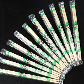 Sweet lemon disposable chopsticks wholesale takeaway fast food packaging tableware restaurant convenient and hygienic tableware hot pot chang kuaizi 100 pairs 1 layer thickness 4.5mmx length 19.5