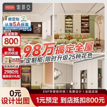 Sophia wardrobe customization modern minimalist style bedroom wardrobe cloakroom whole house cabinet customization package 19800 sincere customization fee consult customer service to obtain design drawings