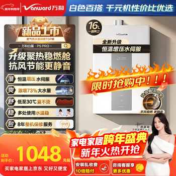 Wanhe bailu p5 dc variable frequency 16-liter natural gas boosted variable frequency water servo constant temperature silent energy-saving ultra-thin home installation 16p5 pro gas water heater