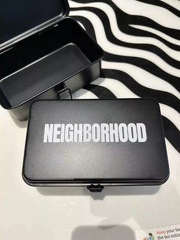 Japanese style neighborhoodsrl root block gardening tool storage box trendy camping black steel tool box black storage box