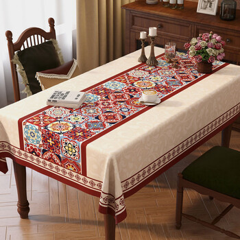 Nolin tablecloth water-proof, oil-proof and no-wash 2025 new table top protection pad american tablecloth no-wash and oil-proof maple chip 140*200cm (recommended for use on 90*150cm square table