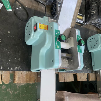 Jieyunmao new household dumpling wrapper electric small commercial dumpling wrapper fully automatic imitation manual rolling machine light blue 1 bare machine without mold