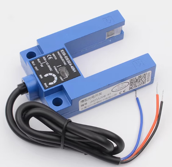 The new elevator u-shaped leveling sensor slot photoelectric switch replaces huitong sgd31-gg-tz2b2 accessories blue model (iron shell)