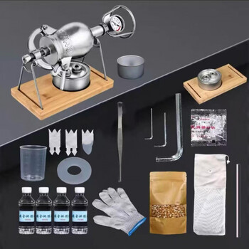 Yingtang 304 stainless steel household popcorn machine. grain amplifier small household 430 mm (double valve) 4 oil