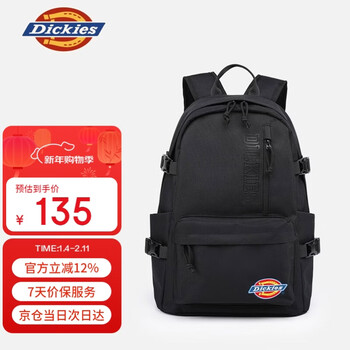 Dickies backpack men's and women's dk backpack can hold 15.6-inch large-capacity laptop bag college student travel bag