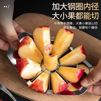 Zwilling (zwilling) german quality stainless steel apple cutting tool large fruit splitting multifunctional peeling and core tool stainless steel apple cutting tool 1 pack