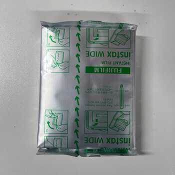 Fujifilm fuji polaroid 300/400/210 wide white border photo paper 5-inch universal one-time imaging ready-made wide white border 10 sheets