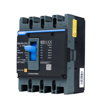 Chint kunlun series plastic case circuit breaker nxm-125s/250s/400s/630 air switch three-phase four-wire 200a 4p