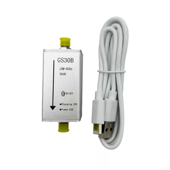 Rf power amplifier 10k-6ghz gain 30db high frequency digital rf signal amplifier module 10m-6ghz30db