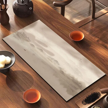 Fantasy tea flag table seat tea room dry infusion table tea mat water-absorbent quick-drying table cloth tea cup insulation mat shuitian yise l 1 to 2 5406 25x50cm small size tea mat