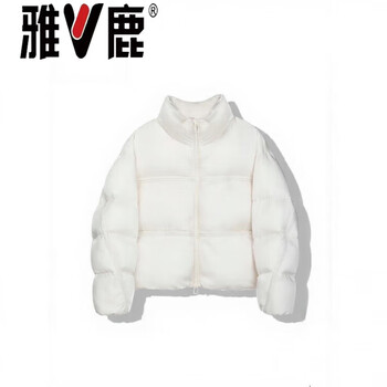 Yalu high-end down jacket 90 white goose down simple women's warm and cold-proof fashion casual slim jacket 2026 new 2025 new goose down jacket 95% white goose down women's white small down jacket s small down jacket