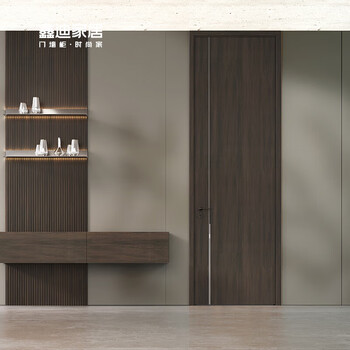 Xindi home minimalist solid wood composite bedroom door paint-free door xp-8017