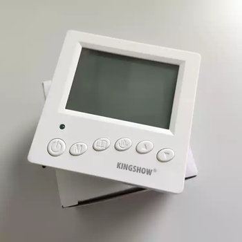 Hot selling utop water floor heating thermostat kingshow lcd temperature controller temperature control panel white
