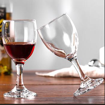 Yusenyi home hotel goblet one-piece red wine glass strengthened glass small wine glass manufacturer wholesale printed logox72