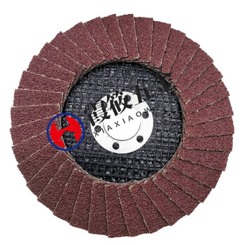 Qiao bo lai ai style louver leaf flower-shaped page wheel angle grinder polishing machine stainless steel wood emery cloth wheel 36 pages (3.7mm) 80 mesh 50 pieces