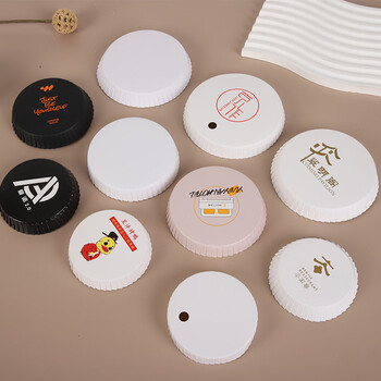 Seriti hotel hotel restaurant disposable paper cup cover food card copper plate perforated barber shop cup cover pad paper plastic cover single color diameter 6cm 3000 pieces