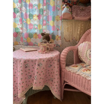 Yusen yiyangguozi classic tablecloth waterproof curtain picnic floral tablecloth 140x200cm