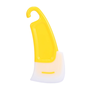 Yusenyi silicone scraper cleaning scraper non-stick pan oil scraper high temperature heat-resistant pot washing tool yellow no specifications