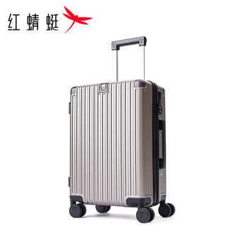 Red dragonfly unisex high-looking password case luggage trolley case 20-inch boarding case student large-capacity suitcase official flagship 9491s302 champagne color 20 inches 350*240*500mm