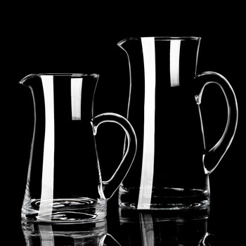 Genasi high-end light luxury white wine wine divider household large crystal glass red wine decanter wine divider wine jug wine set 500ml+1000ml with handle thickened wine divider