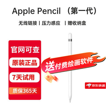 Apple apple pencil 2 pen, original genuine second-hand stylus, first/second generation pen, ipad capacitive pen, tablet stylus 99 new, apple pencil first generation pen + spare nib (99 new), free professional learning painting software - lightning delivery